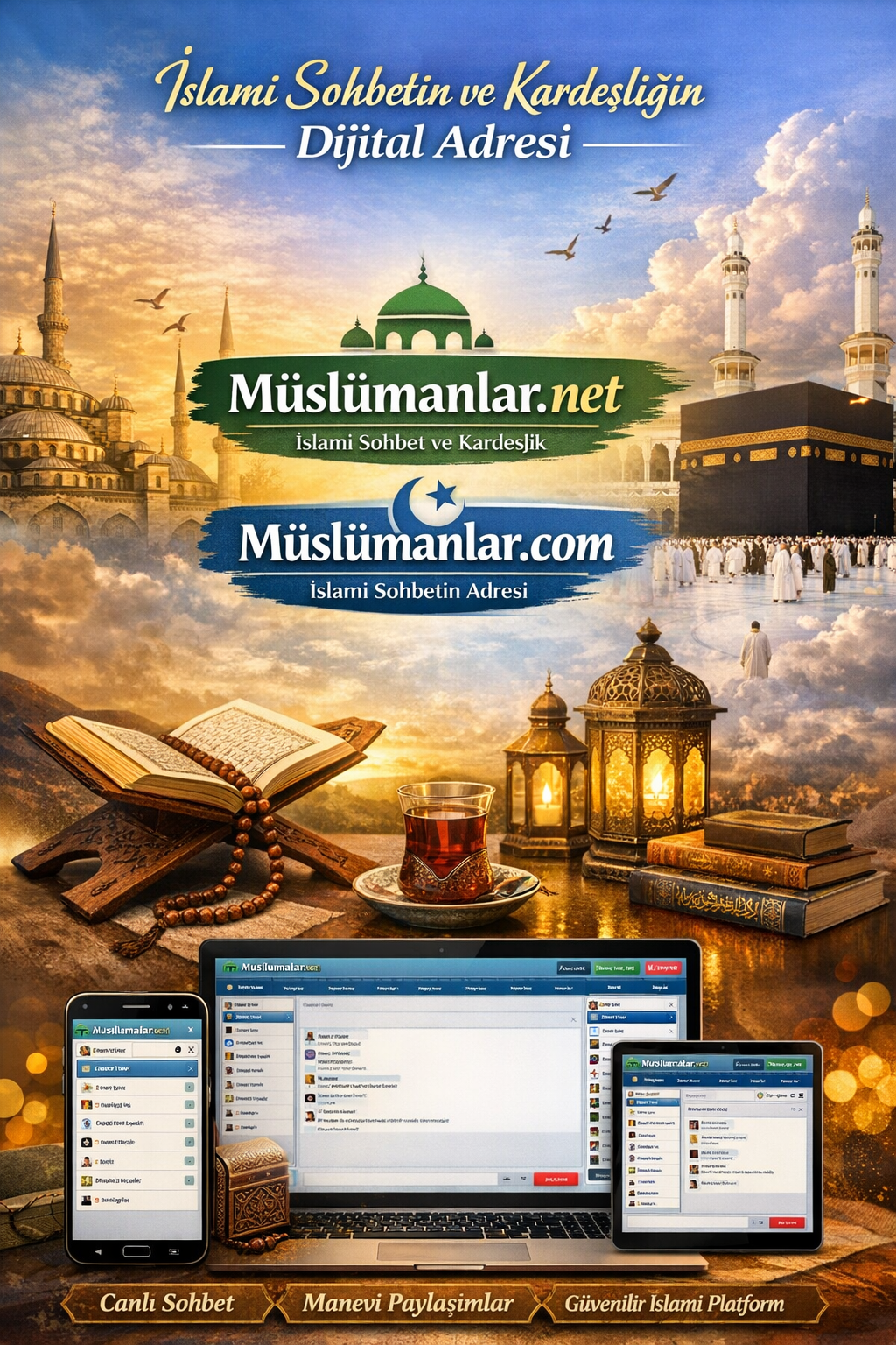 İslami Sohbetin Güvenilir Adresi Muslumanlar.com